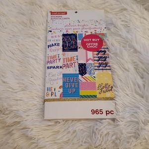 Nwt craft smart stickers over 900 brand new arts